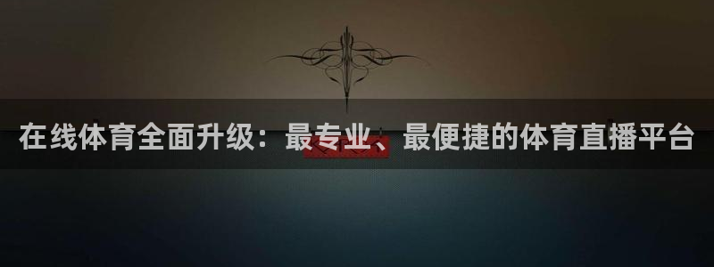 在线体育全面升级：最专业、最便捷的体育直播平台