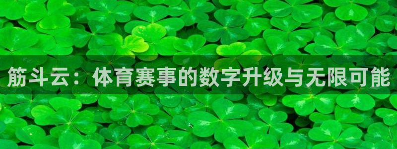 筋斗云：体育赛事的数字升级与无限可能